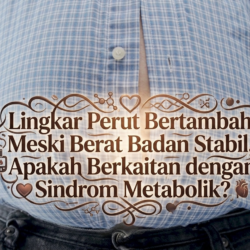 Lingkar Perut Bertambah Meski Berat Badan Stabil, Apakah Berkaitan dengan Sindrom Metabolik?
