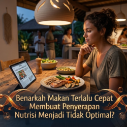 Benarkah Makan Terlalu Cepat Membuat Penyerapan Nutrisi Menjadi Tidak Optimal?