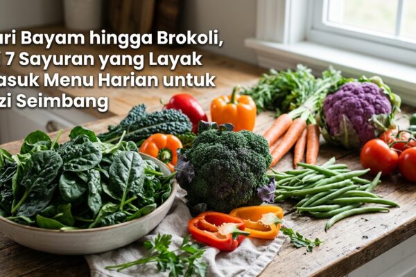 Dari Bayam hingga Brokoli, Ini 7 Sayuran yang Layak Masuk Menu Harian untuk Gizi Seimbang