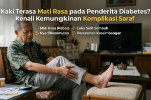 Kaki Terasa Mati Rasa pada Penderita Diabetes? Kenali Kemungkinan Komplikasi Saraf