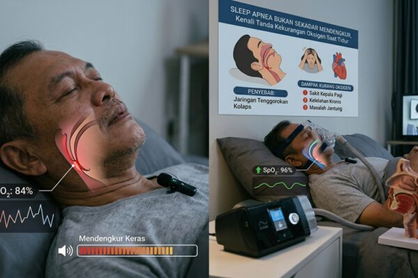Sleep Apnea Bukan Sekadar Mendengkur, Kenali Tanda Kekurangan Oksigen Saat Tidur