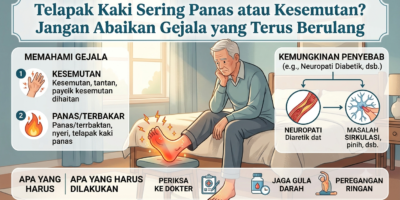 Telapak Kaki Sering Panas atau Kesemutan? Jangan Abaikan Gejala yang Terus Berulang