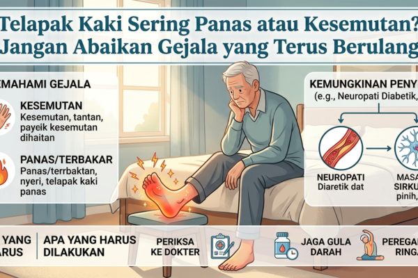 Telapak Kaki Sering Panas atau Kesemutan? Jangan Abaikan Gejala yang Terus Berulang