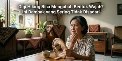Gigi Hilang Bisa Mengubah Bentuk Wajah? Ini Dampak yang Sering Tidak Disadari