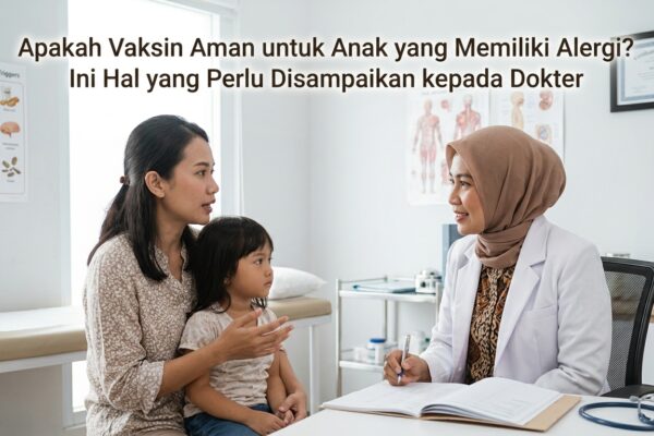 Apakah Vaksin Aman untuk Anak yang Memiliki Alergi? Ini Hal yang Perlu Disampaikan kepada Dokter