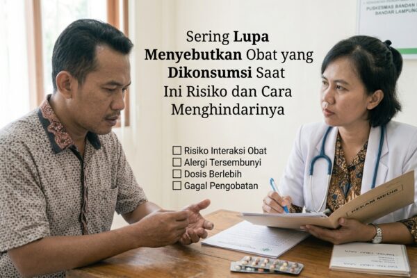 Sering Lupa Menyebutkan Obat yang Dikonsumsi Saat Berobat? Ini Risiko dan Cara Menghindarinya